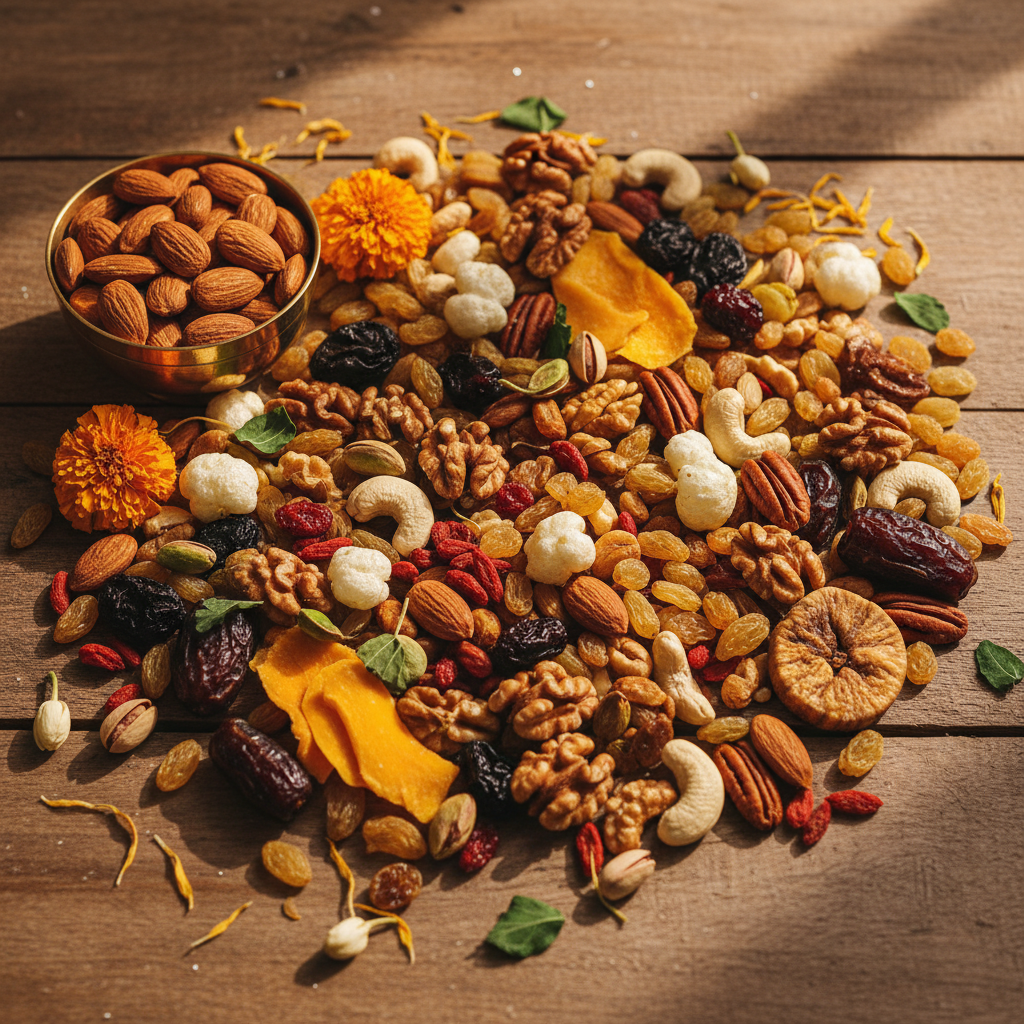 From Nature's Basket: The Ayurvedic Power of Dry Fruits for Everyday Wellness