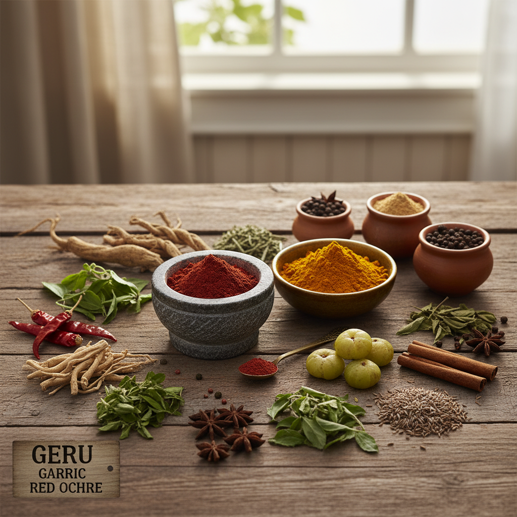 Geru | Garric | Red Ochre: Complete Guide, Benefits & Traditional Uses | Andha Pansari